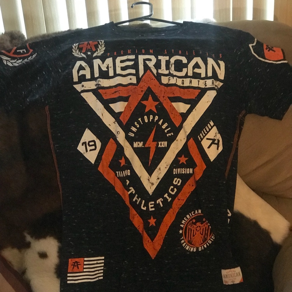 SOLD (4) American Fighter Shirts